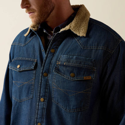 Men's Sherpa Lined Shirt Jacket Stewart