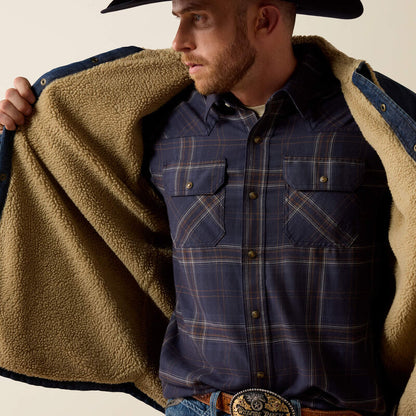 Men's Sherpa Lined Shirt Jacket Stewart
