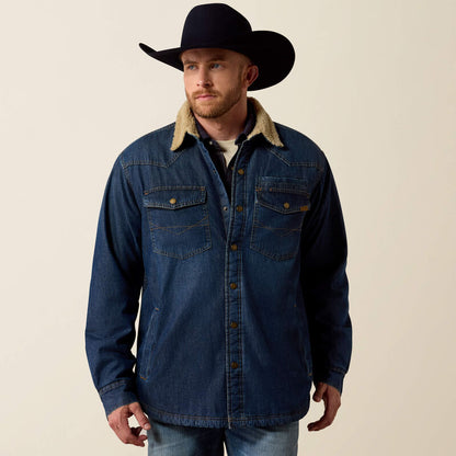 Men's Sherpa Lined Shirt Jacket Stewart