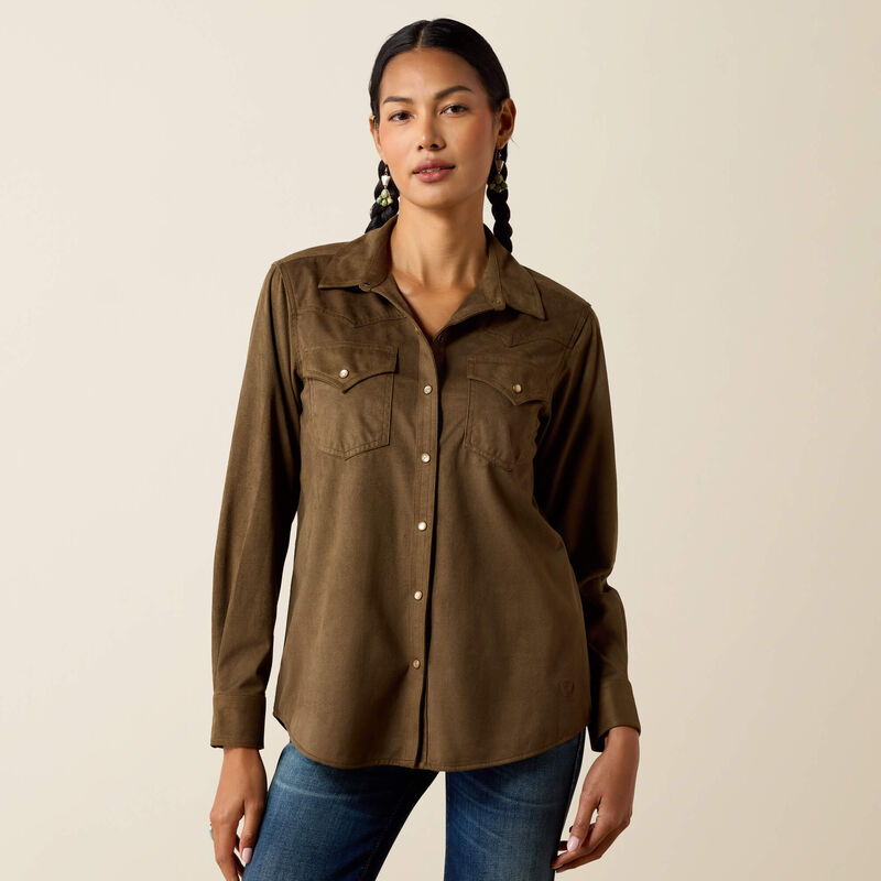 Women's Autumn Drift West Long Sleeve Snap