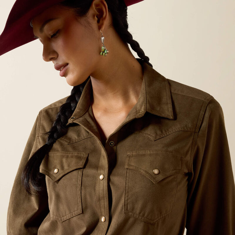 Women's Autumn Drift West Long Sleeve Snap