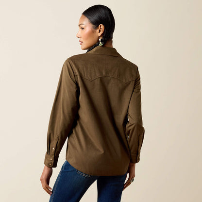 Women's Autumn Drift West Long Sleeve Snap