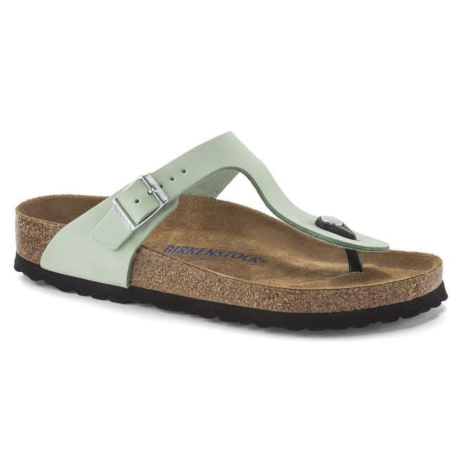 Gizeh Soft Footbed Nubuck Leather - Matcha