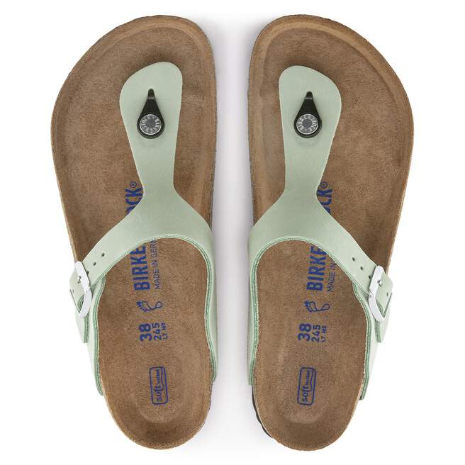Gizeh Soft Footbed Nubuck Leather - Matcha