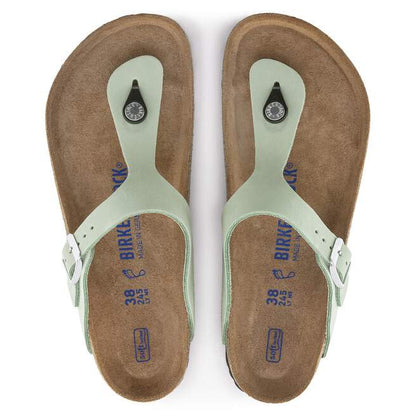 Gizeh Soft Footbed Nubuck Leather - Matcha