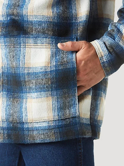 Men's Plaid Flannel Shirt Jacket