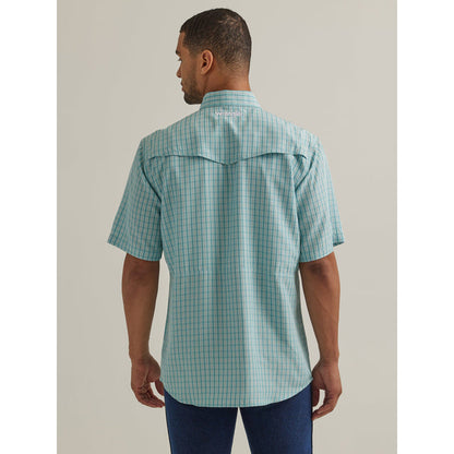 Men's Performance Snap Short Sleeve Plaid