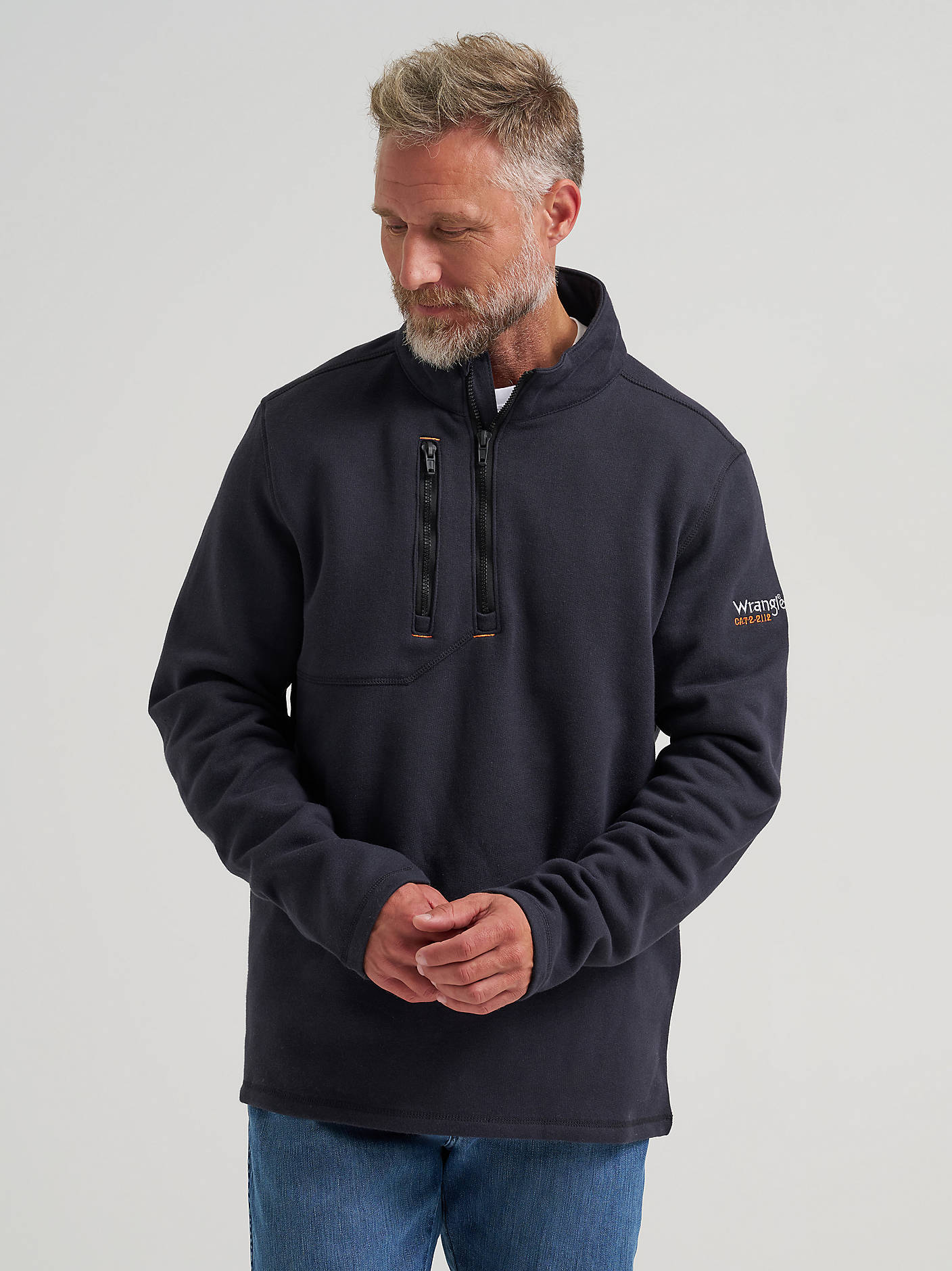 Men's FR Flame Resistant Quarter Zip Pullover