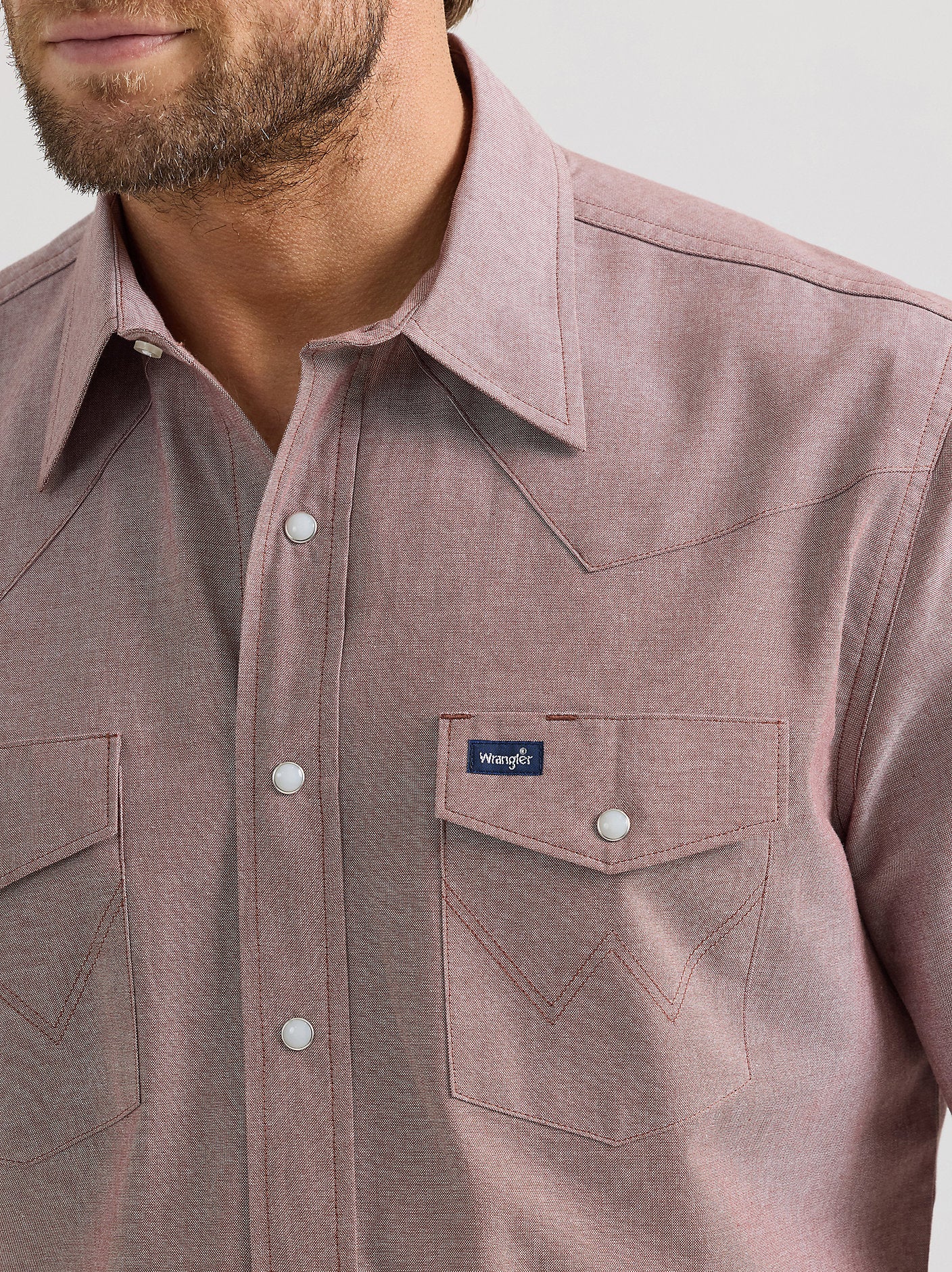 Cowboy Cut Chambray Short Sleeve