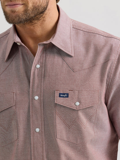 Cowboy Cut Chambray Short Sleeve
