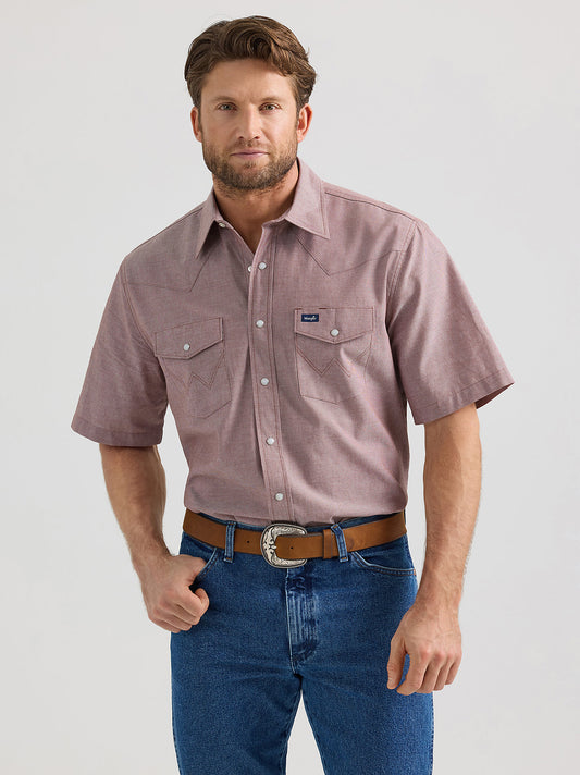 Cowboy Cut Chambray Short Sleeve
