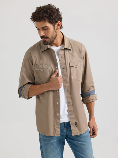 Men's Retro Premium Western Snap