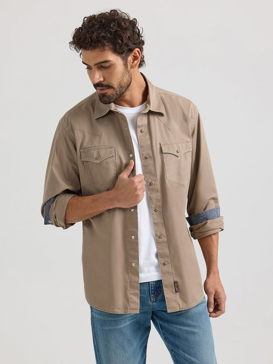 Men's Retro Premium Western Snap