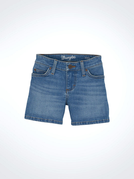 Girl's Hemmed Denim Shorts