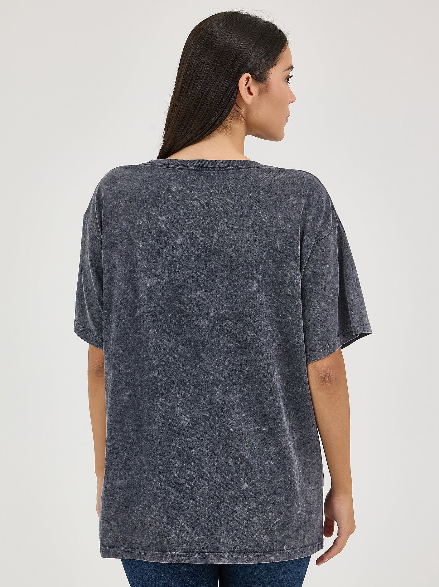 Women's Acid Wash Oversized Tee