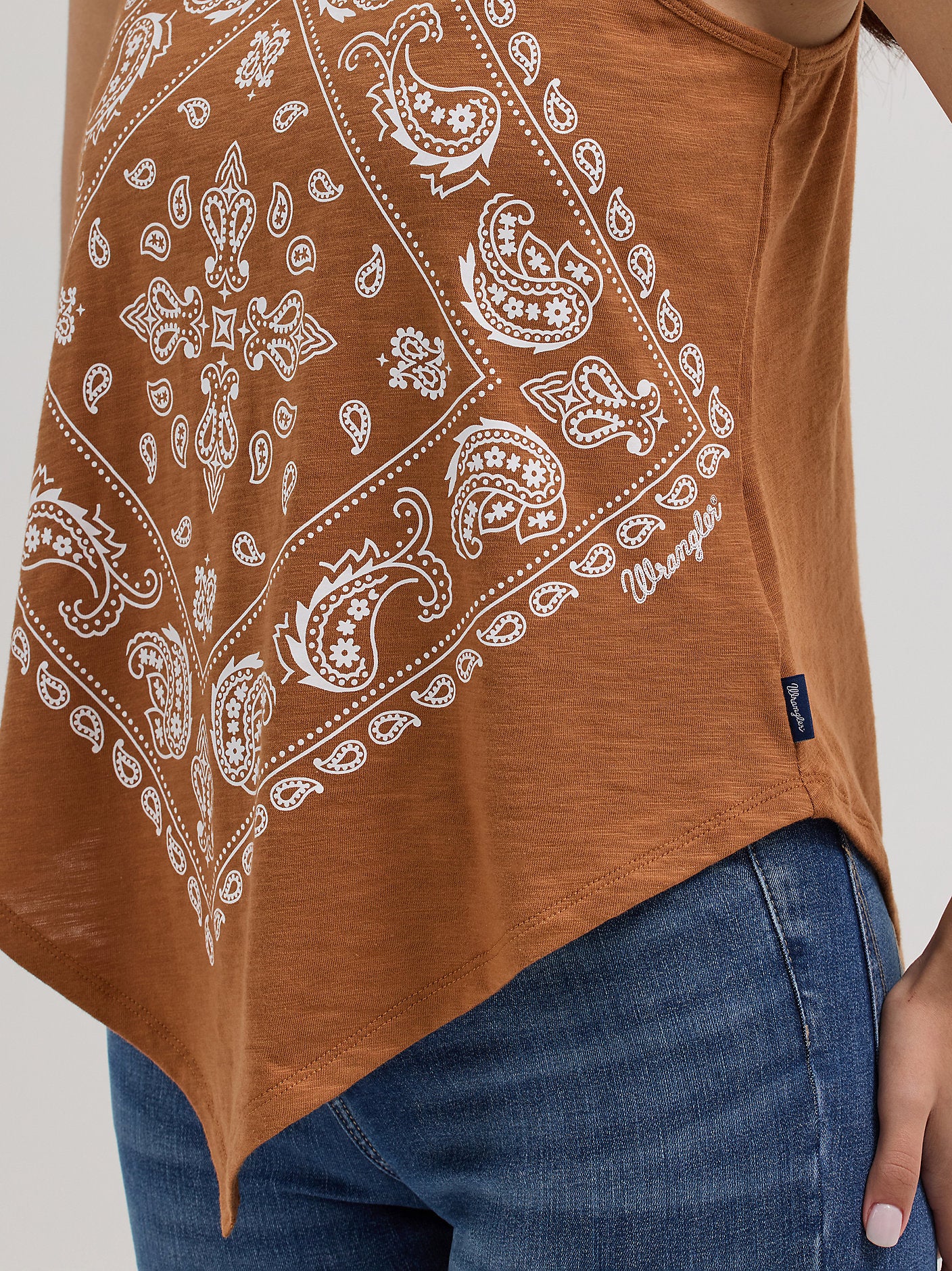 Women's Bandana Diamond Front Tank