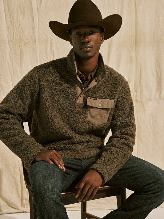 Men's Sherpa 1/4 Snap Pullover