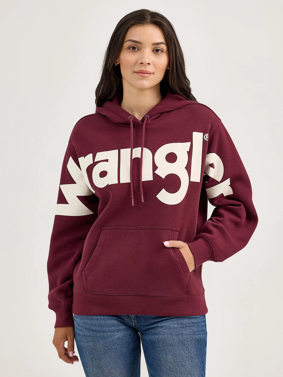 Women's Bold Wrangler Logo Hoodie