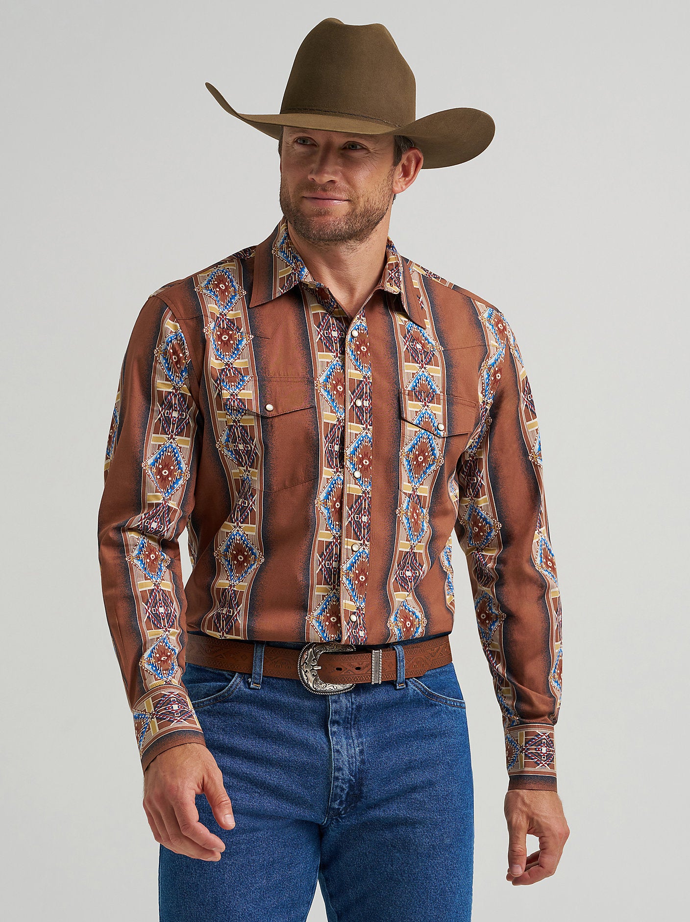 Men's Checotah Long Sleeve Western Snap