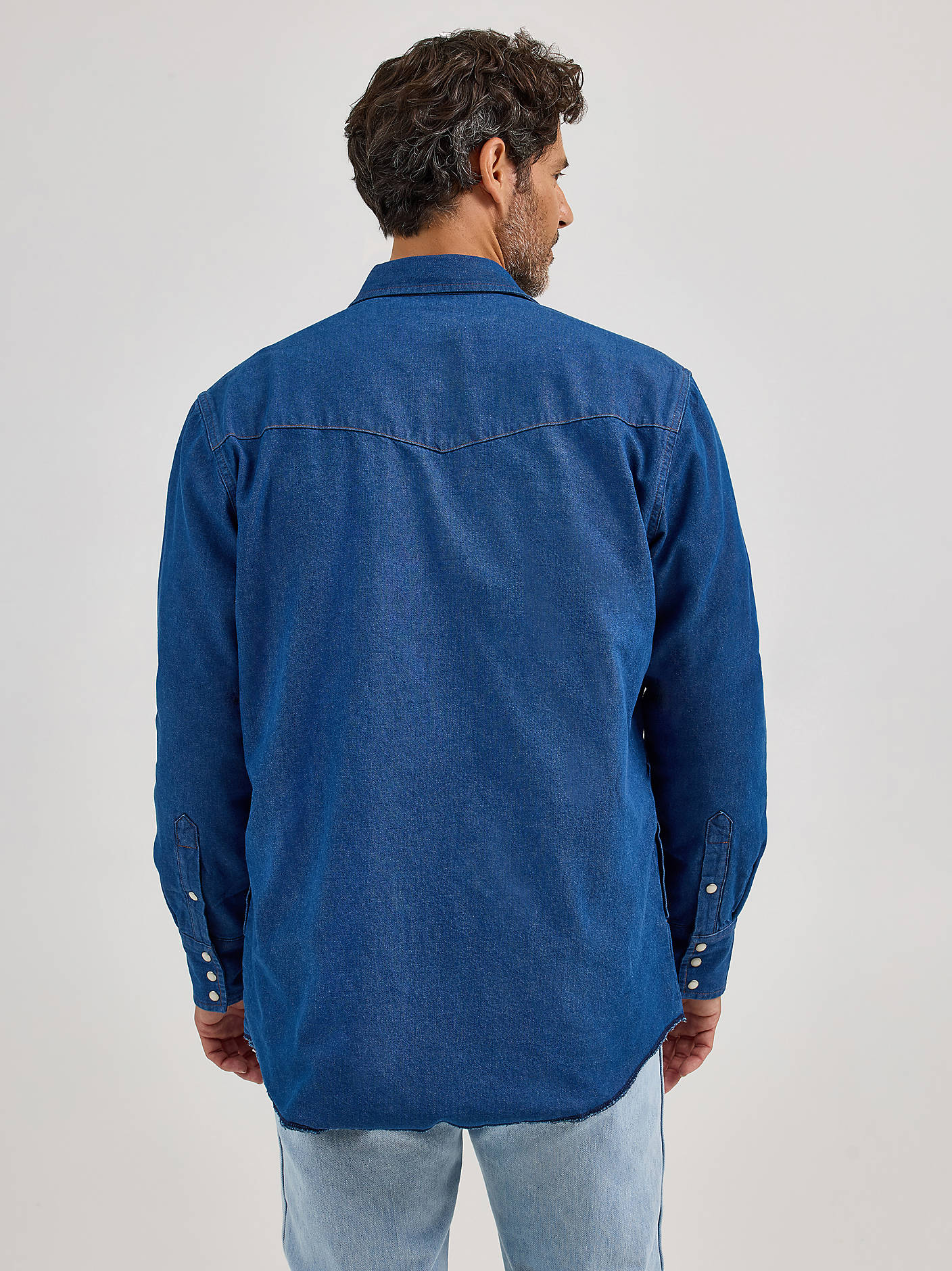 Men's Flannel lined Long Sleeve Work Shirt