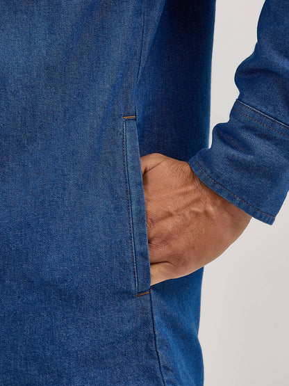 Men's Flannel lined Long Sleeve Work Shirt