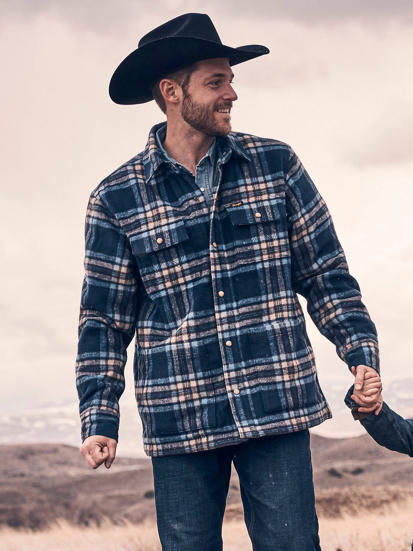 Men's Quilt Lined Flannel Shirt Jacket