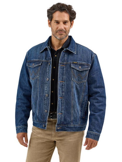 Men's Retro Sherpa Lined Jacket