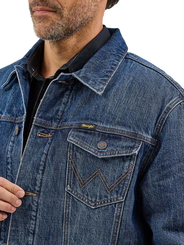 Men's Retro Sherpa Lined Jacket