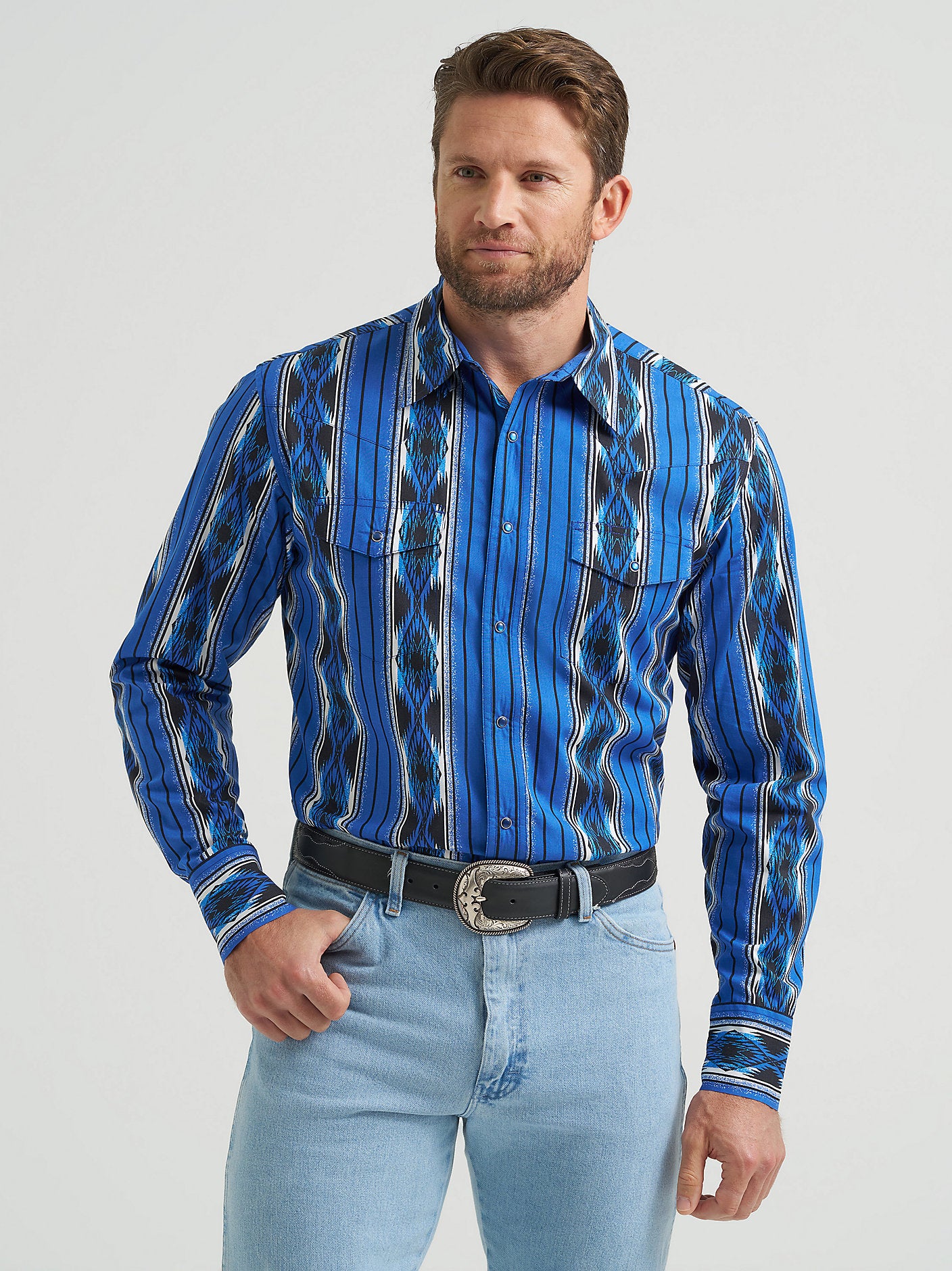 Men's Checotah Long Sleeve Western Snap