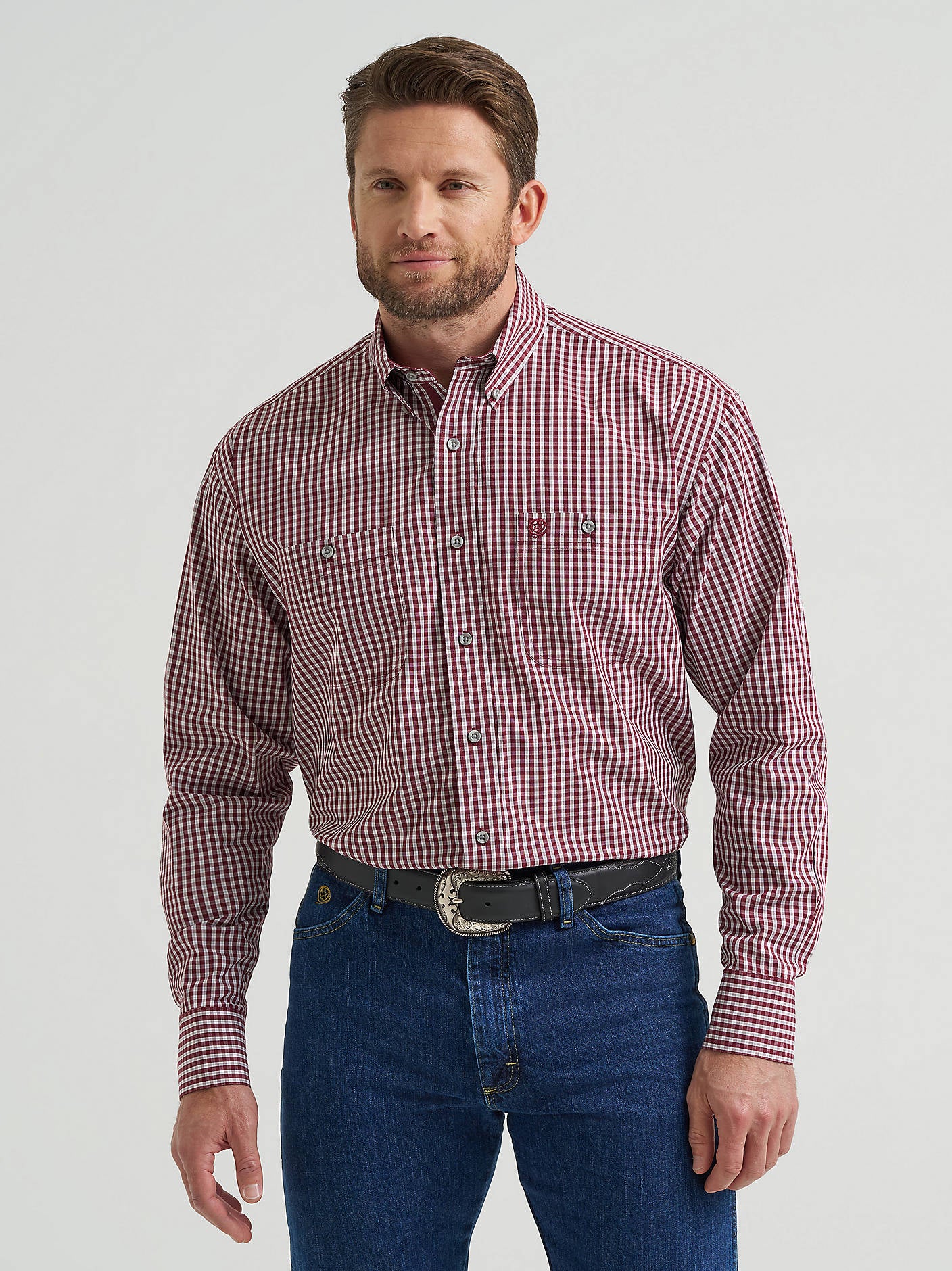 Men's George Straight Long Sleeve Button Down Shirt