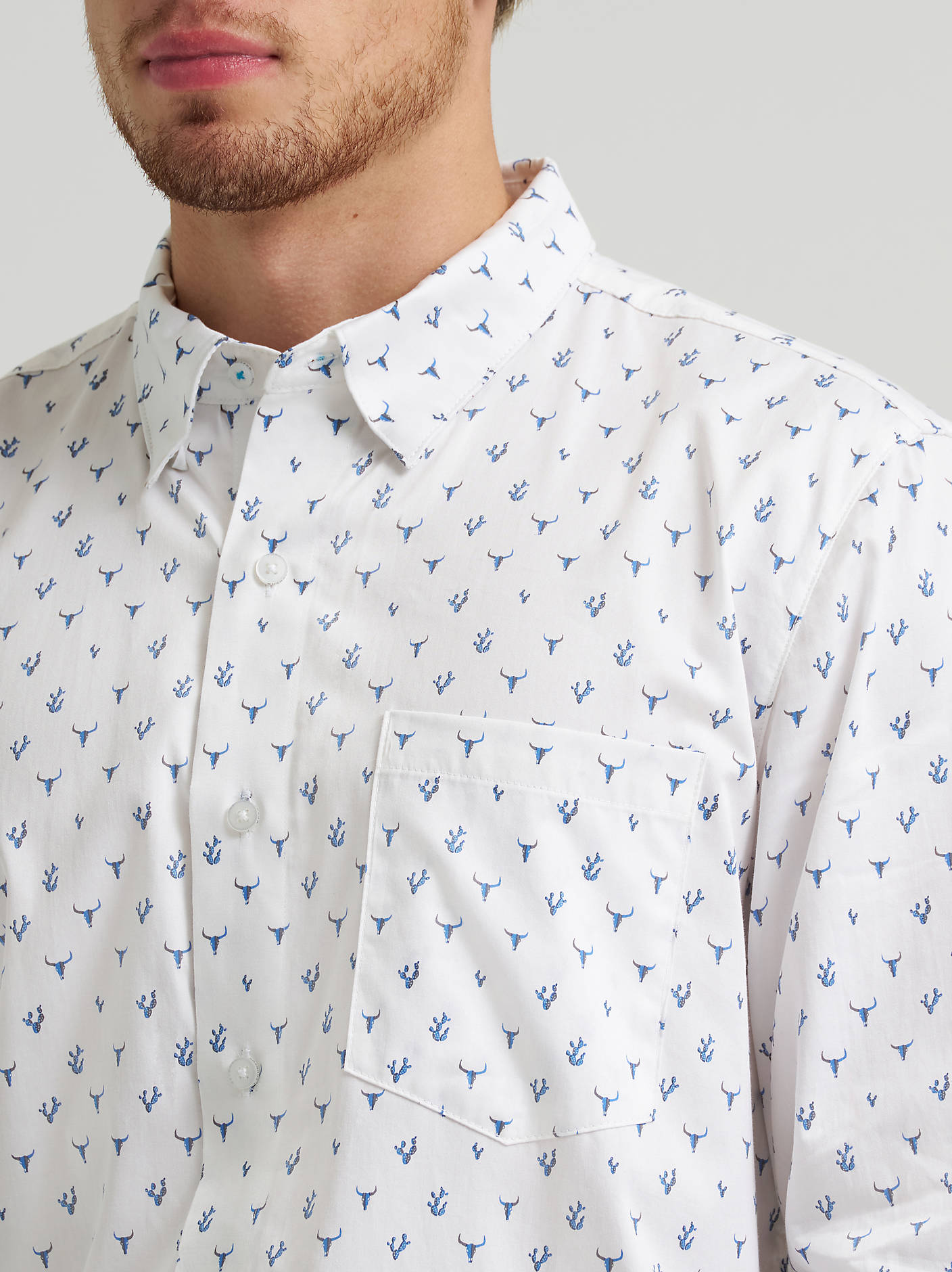 Men's COJO Long Sleeve One Pocket Snap Shirt