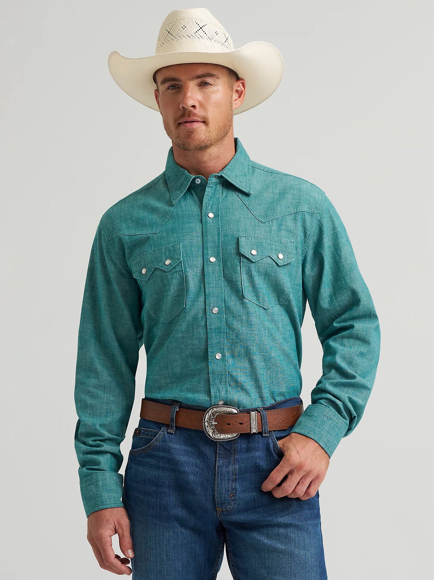 Men's COJO Long Sleeve Two Pocket Snap Shirt