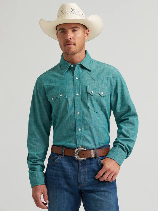 Men's COJO Long Sleeve Two Pocket Snap Shirt