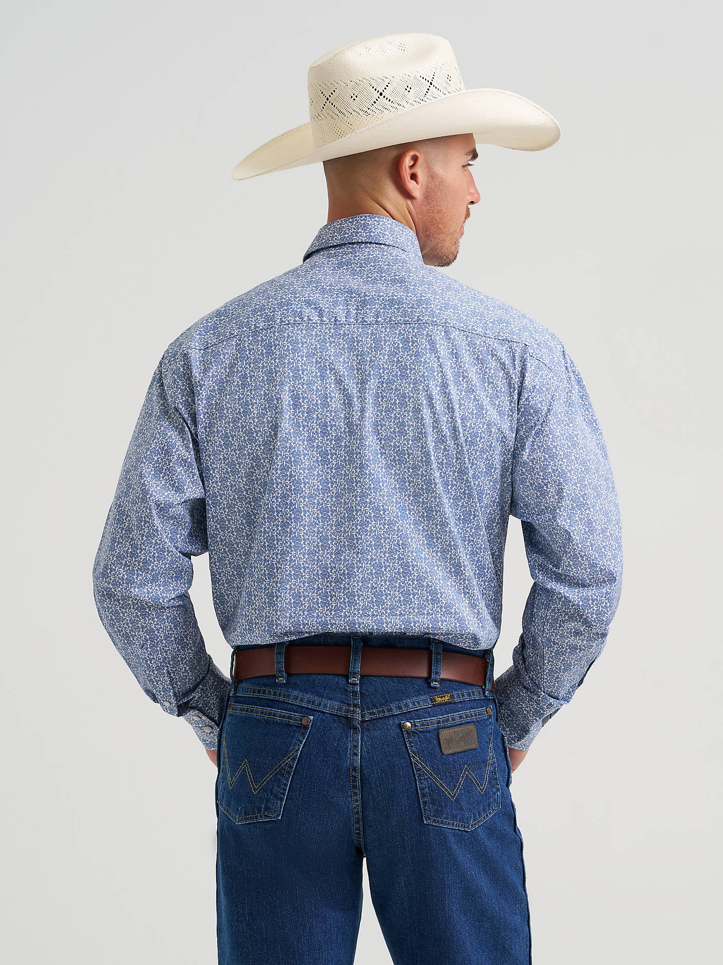 Men's George Straight Troubadour Long Sleeve Snap Shirt