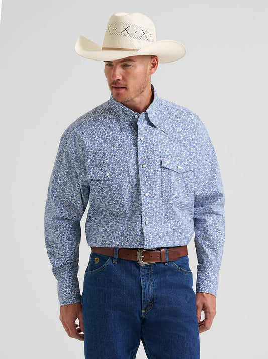 Men's George Straight Troubadour Long Sleeve Snap Shirt