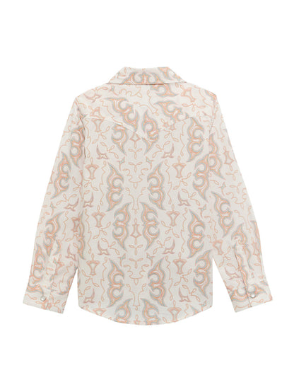 Girl's Long Sleeve Western Snap Shirt