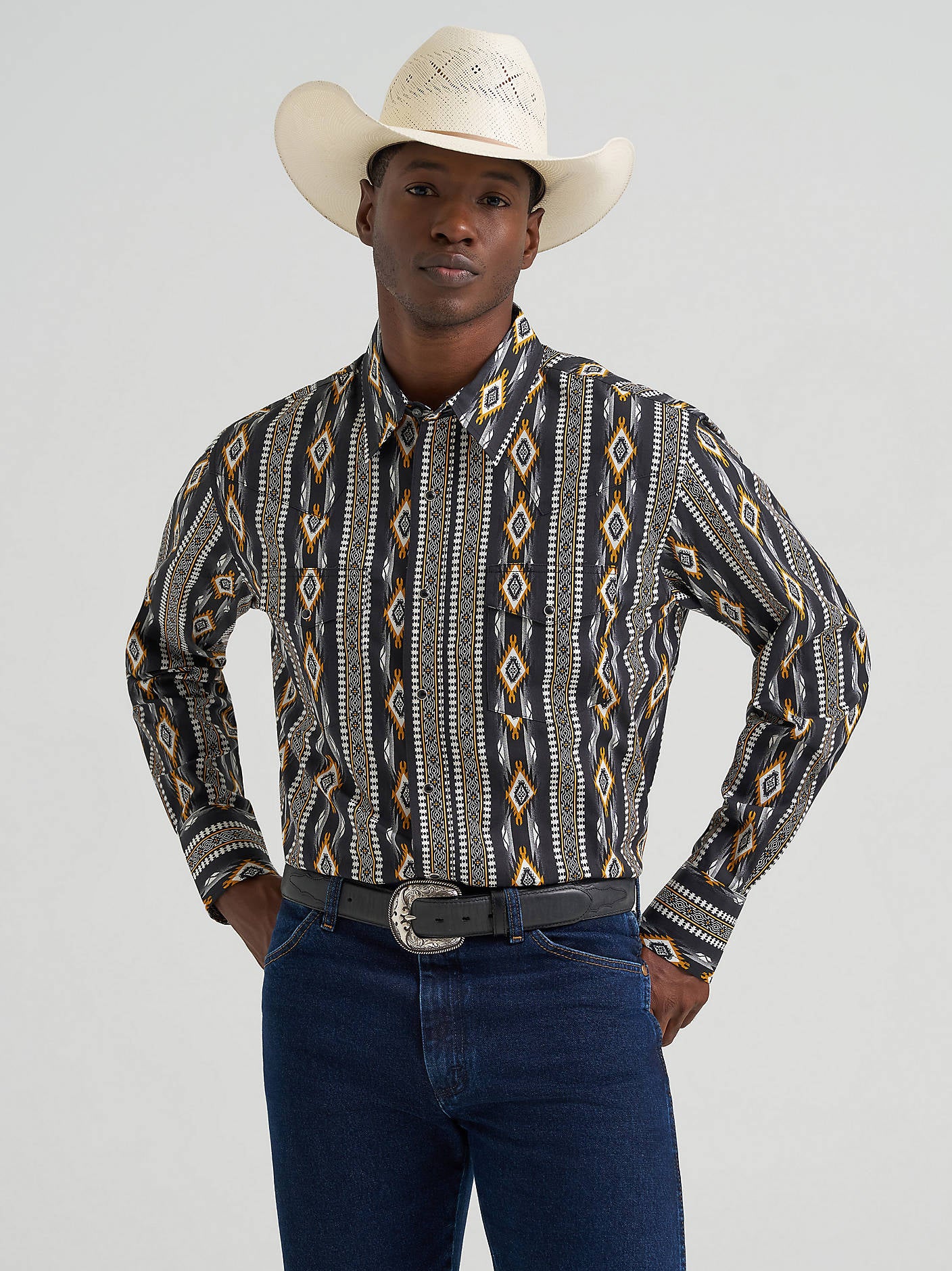 Men's Checotah Long Sleeve Western Snap