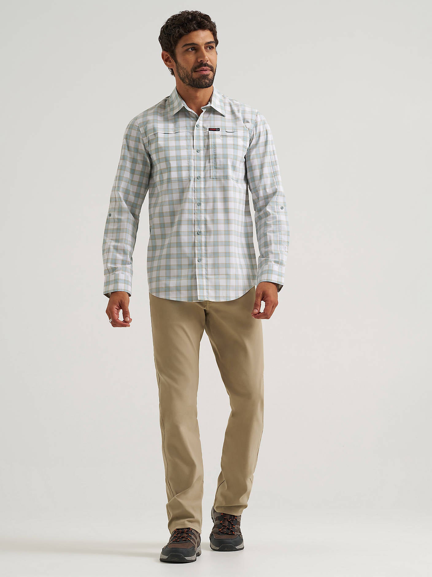Men's Plaid Hike to Fish Shirt