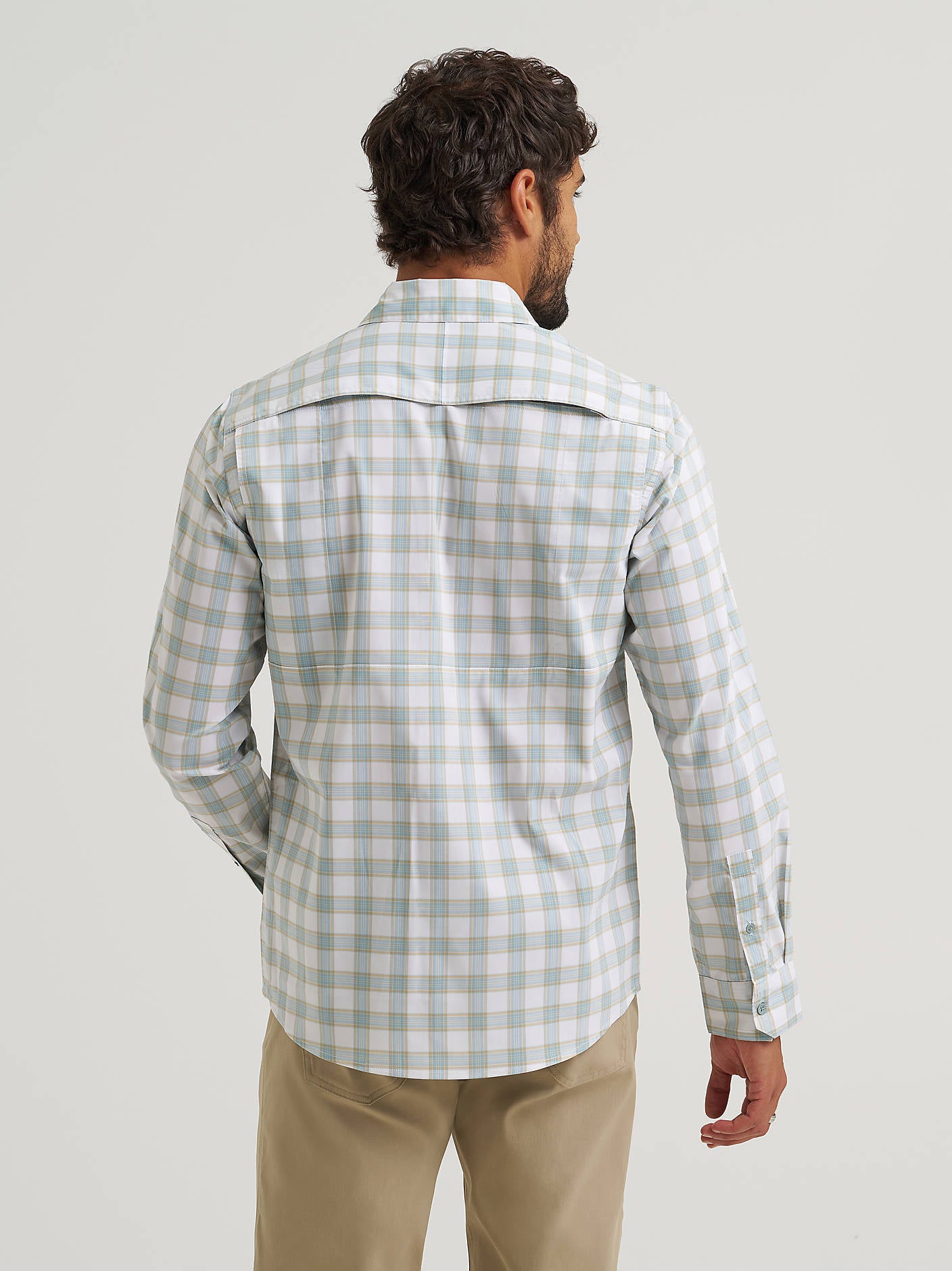 Men's Plaid Hike to Fish Shirt