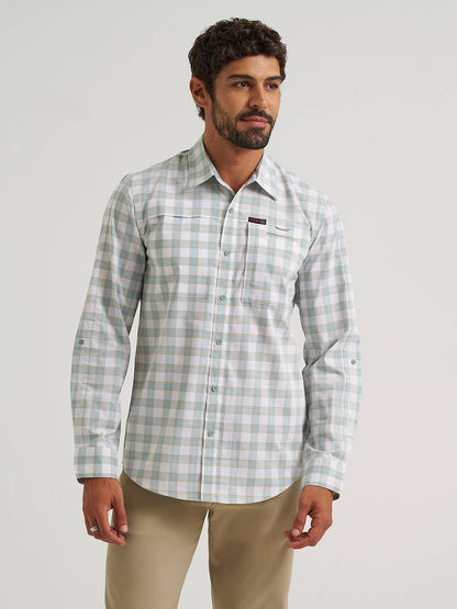 Men's Plaid Hike to Fish Shirt