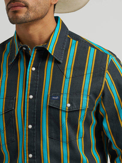 Men's Brushpopper Western Snap Workshirt