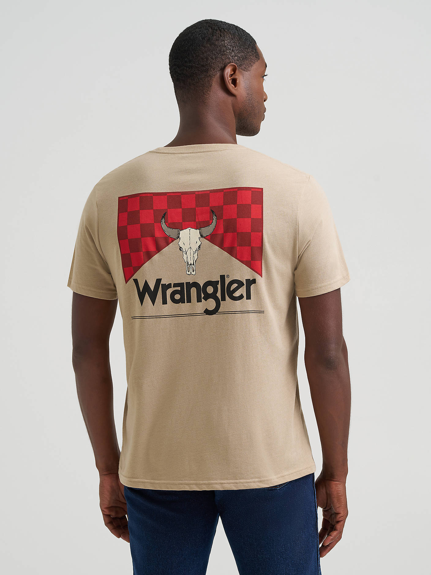 Men's Short Sleeve Checkers Tee