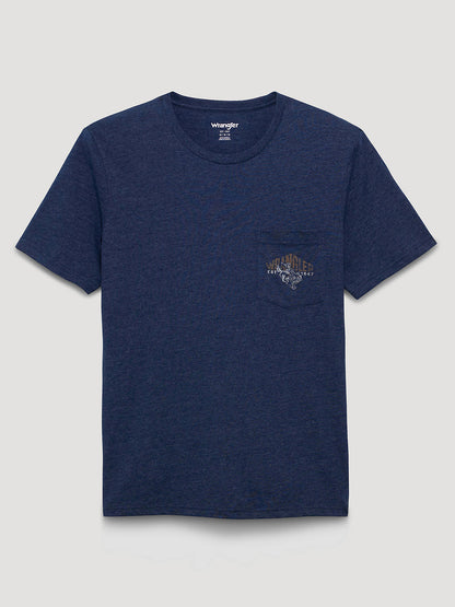 Men's Back Rider Pocket Graphic T-Shirt