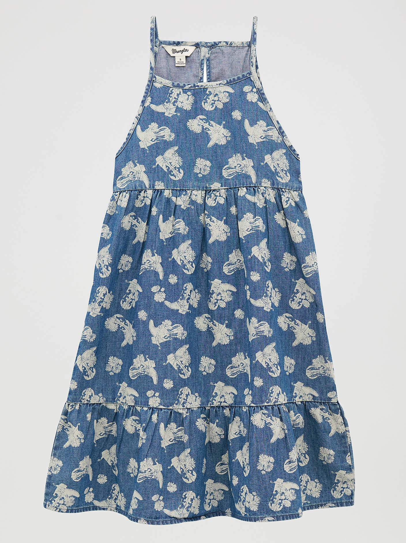 Girl's Sleeveless Denim Dress