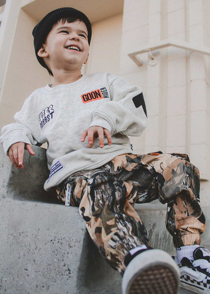 Too Fast Crewneck-GREY