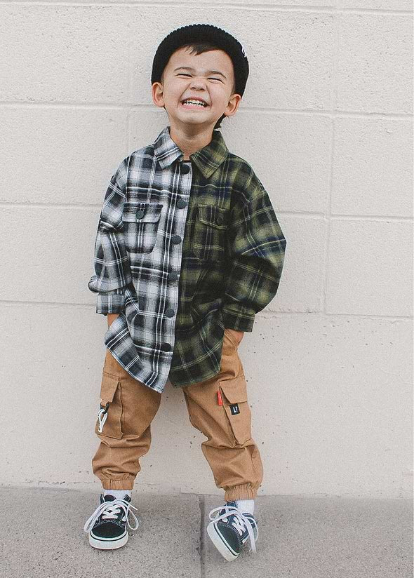 Little Trouble 2 Toned Flannel