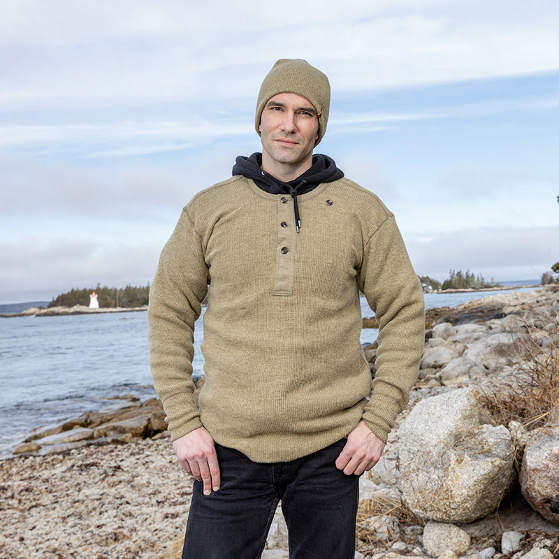 Heritage Heavy Weight Wool Henley