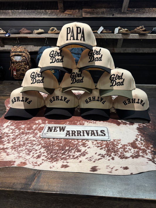 2026 Father's Day Embroidered Hats