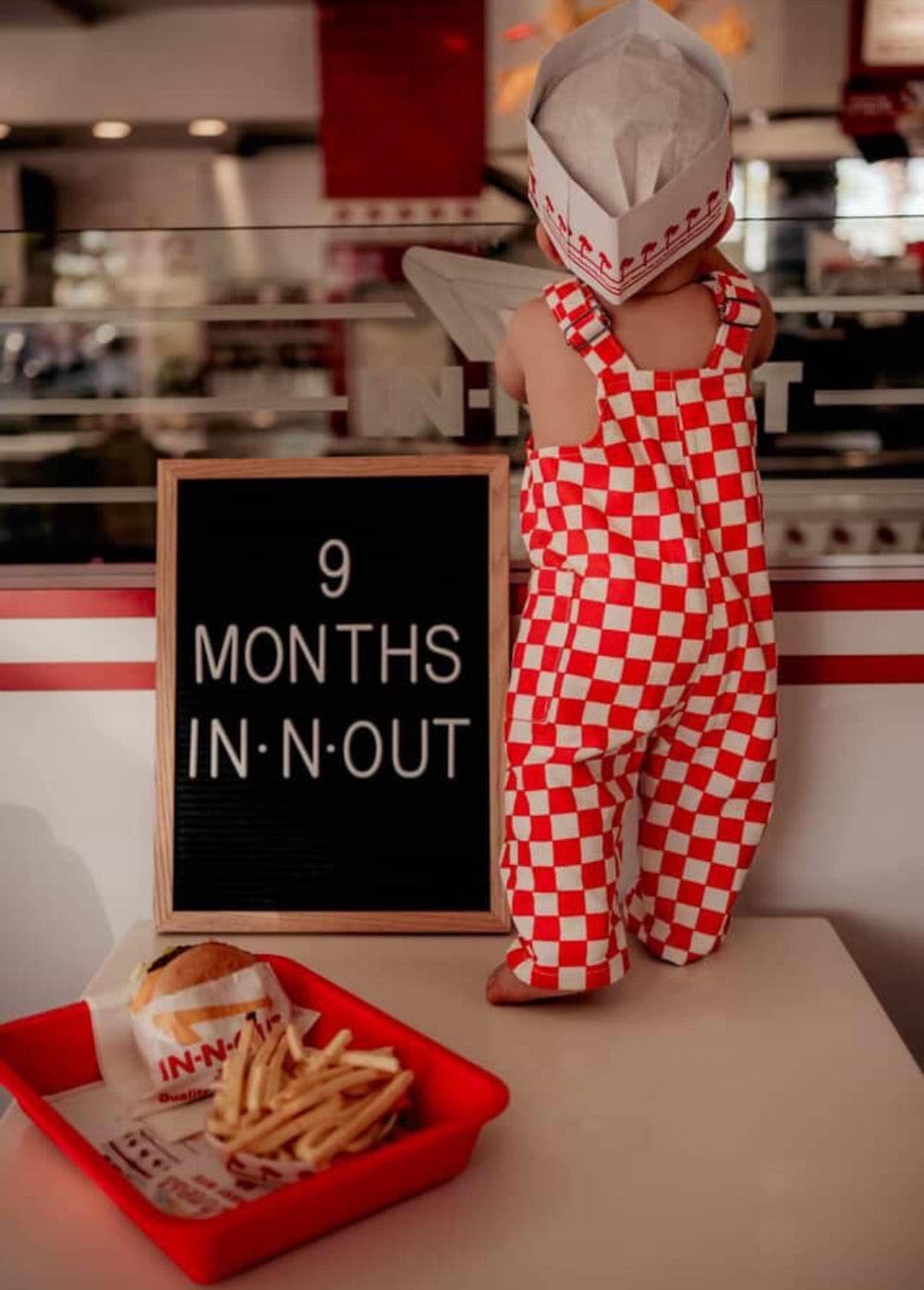 Checkered Overalls