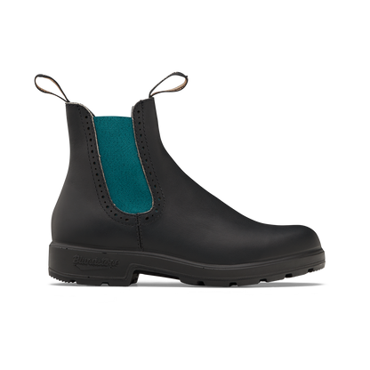 2320 Womens High Top - Black w/Green Elastic